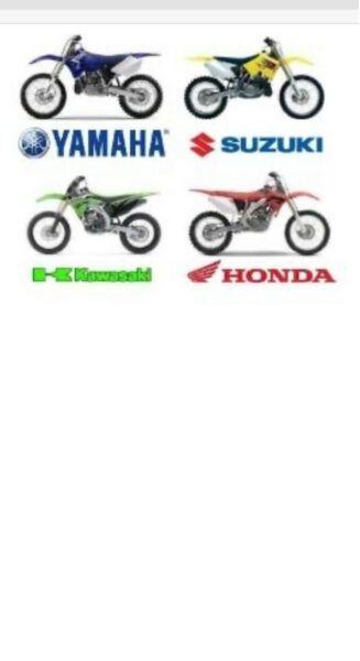 Wanted: Wanted Dirt bike under 1,700