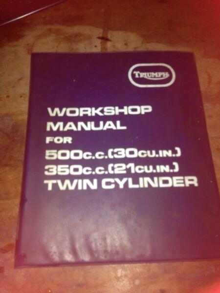 Triumph workshop manual