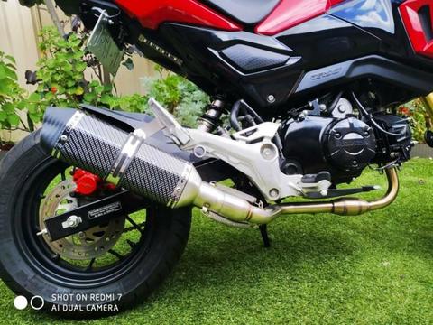 After market Honda Grom MSX 125 New Stainless steel power pipe exhaust
