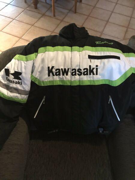 Large - Kawasaki Racing Jacket - Like New!