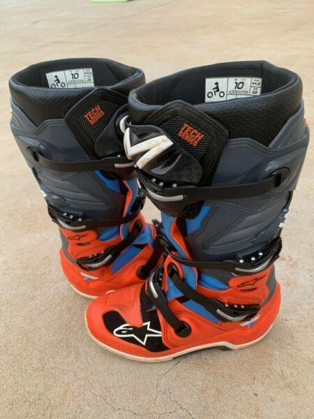 Alpine Star Tech 7 motor bike boots 4 Rides only