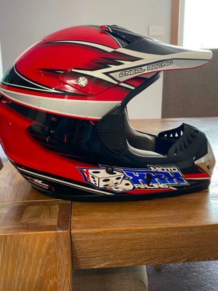 O'Neal racing motor cross helmet