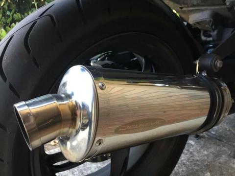 Delkevic slip on Exhaust, Triumph Sprint GT, 2010 on-wards