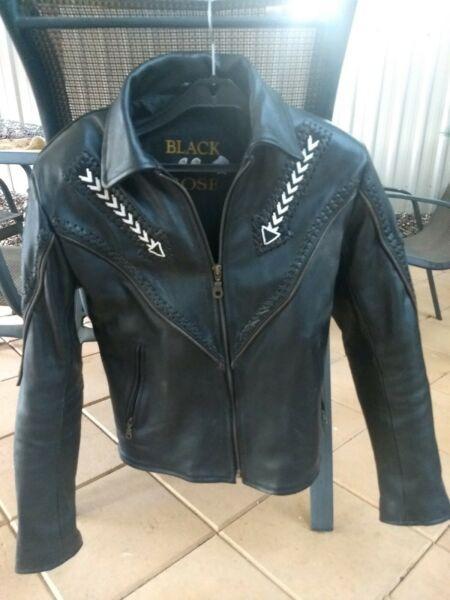Womens Leather Motorbike Jacket