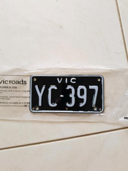 Custom number plate