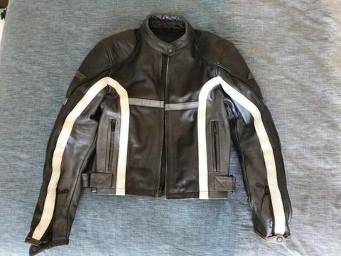 RJays Leather Ladies Motorbike Jacket
