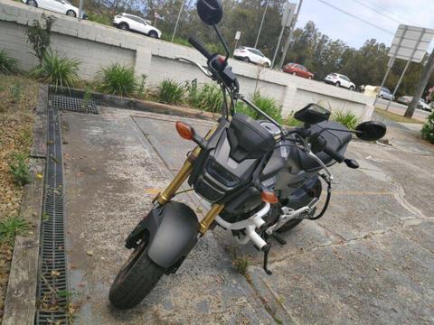 Honda Grom (msx125) with additional parts
