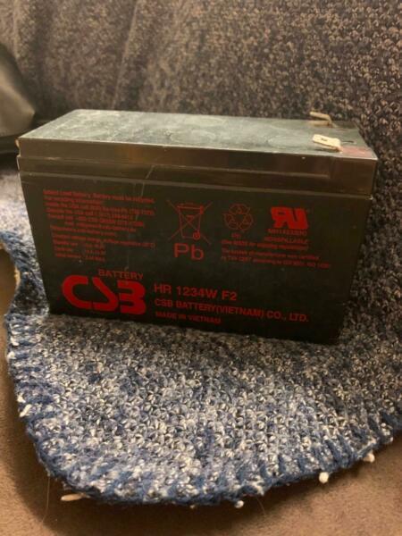CSB Sealed Battery HR 1234W F2