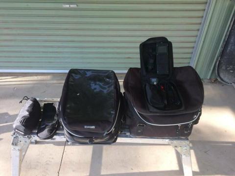 Bike luggage and action camera for sale
