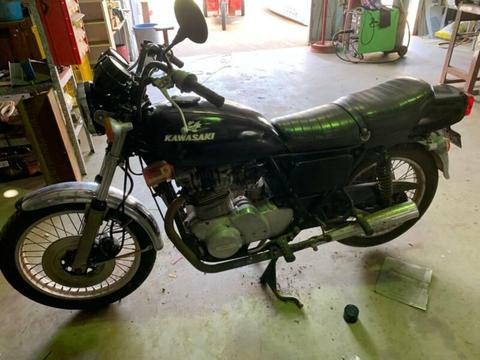 Classic Kawasaki Motorcycle