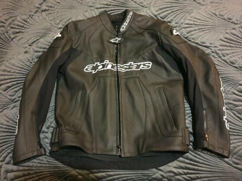 AlpineStars leather motorbike jacket New