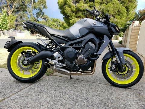 Yamaha MT09 - Mint Condition, Low KMs, Long Rego & full gas tank!