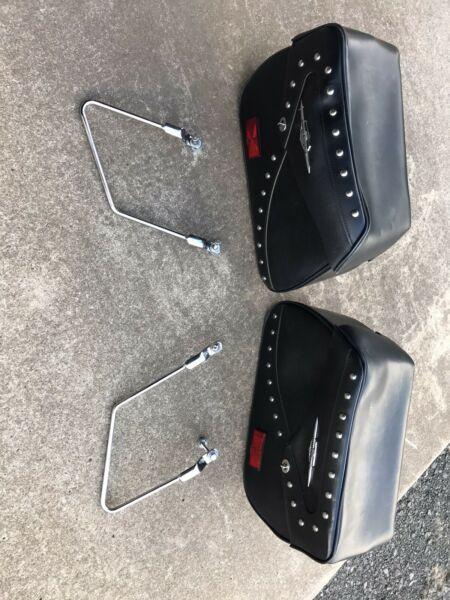 Genuine Suzuki boulevard saddle bags