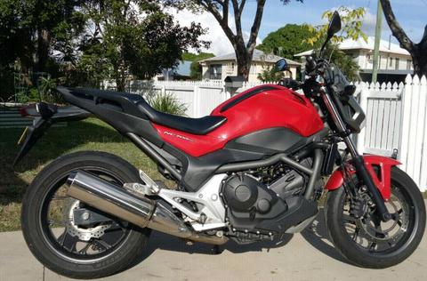 Honda NC700 naked road bike with ABS and 1 year rego