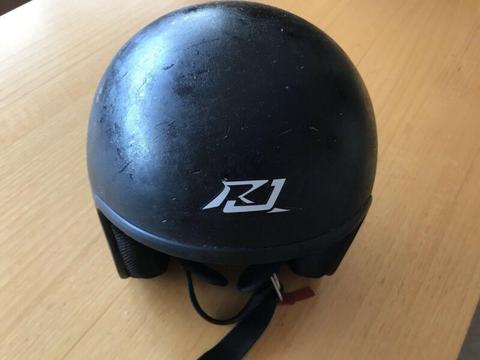 RJ Motorbike Helmet - Open Face