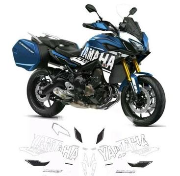 YAMAHA MT 09 FJ TRACER 900 GT 2018 COMPLETE FAIRING GRAPHIC DECALS KIT