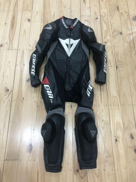 Dainese Leather Race 1 piece suit (motorbike motorcycle bike)