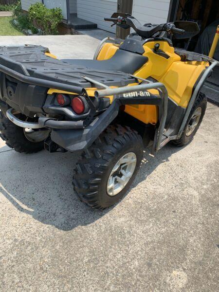 2013 canam 500cc 4x4 118hours