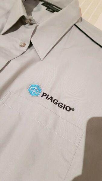 Piaggio, Vespa, Gilera brand shirt, size XL, worn once