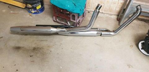 Harley Davidson fx 2008 exhaust pipes
