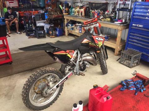 Ktm 125sx 1999 and moto gear
