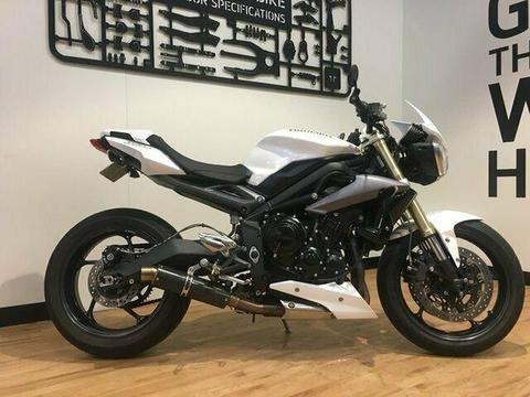 2015 Triumph STREET TRIPLE ABS Road Bike 675cc