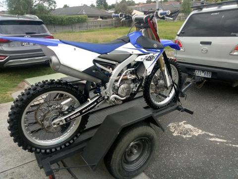 2014 yz450f and trailer