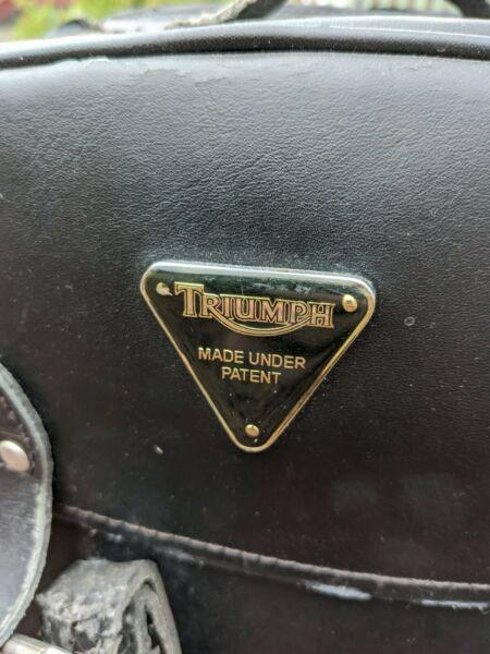 Triumph Saddle bags and seats