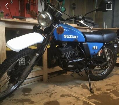 Ts185 Suzuki 1978 registered