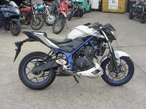 Yamaha MT03 2016 Model Parts for Wrecking