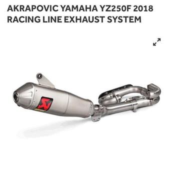 Akrapovic exhaust Yz250f / WR250F