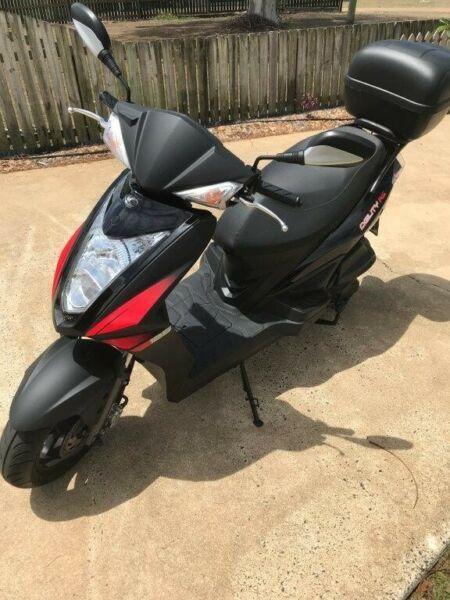 As new Kymco Agility 125 scooter
