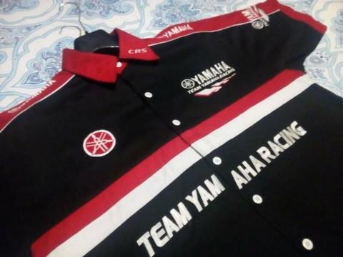 YAMAHA MOTORBIKES RACING TEAM SHIRT... Collectors Edition..!