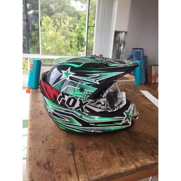 Fox motorbike BMX small helmet