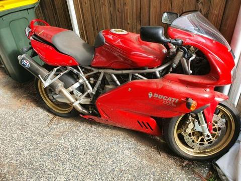 Ducati 1000SS, 2003 (written off vehicle)