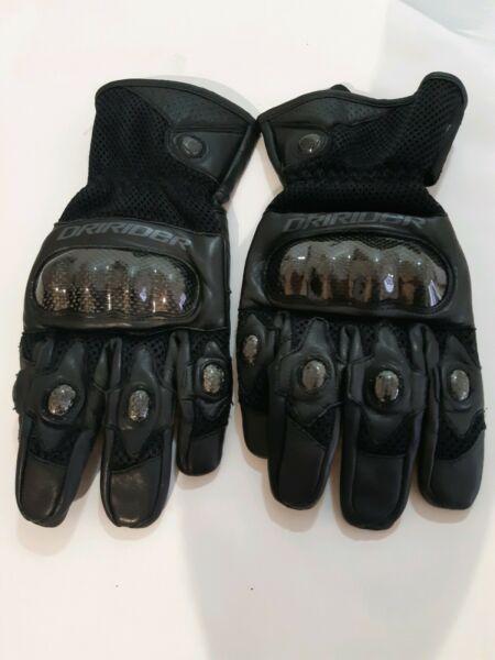Dririder motorcycle gloves large