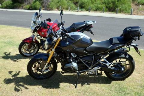 BMW R1200R Exclusive-cost $30000 fully optioned, Akrapovic and GPS