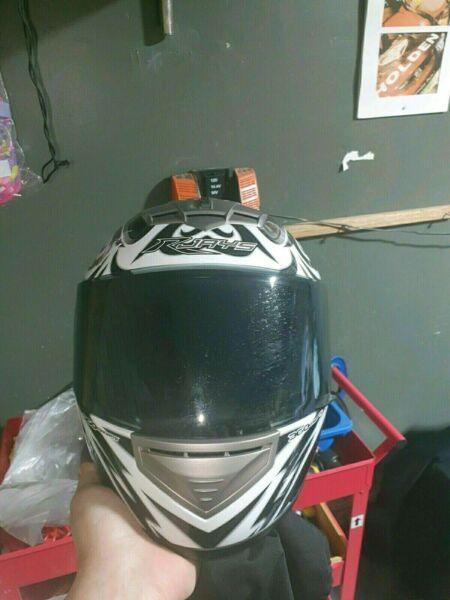 RAYJAYS APEX motor bike helmet in excellent