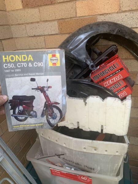 Honda c90 bike project