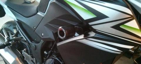 Kawasaki Ninja 300 Frame Sliders/ Oggy knobs