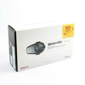 Sena Smh10 Dual Motorcycle Bluetooth Headset & Intercom Black