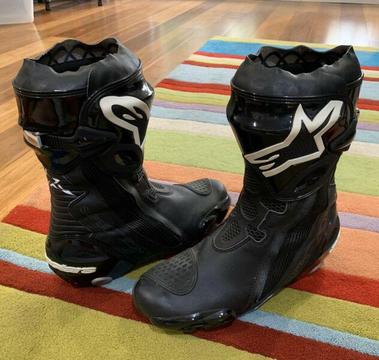 Alpinestars Supertech R motorcycle boots - Size 43 (US 9)