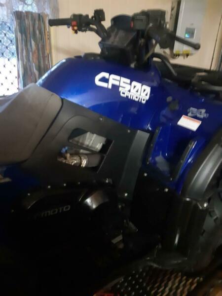 2012 cfmoto cf 500 classic and trailer