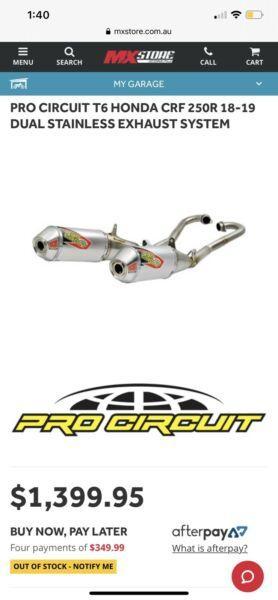 *****2020 crf250r exhaust