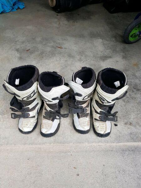 Kids MX boots for sale