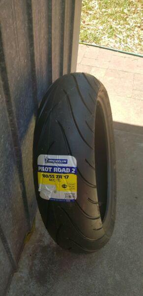 Michelin Pilot Rear motorcycle tyre 180/55 ZR17 BRAND NEW