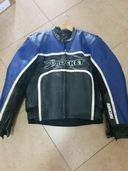 Joe Rocket Leather Motorbike Jacket - Size Medium
