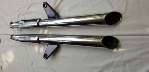 Triumph Exhaust pipes