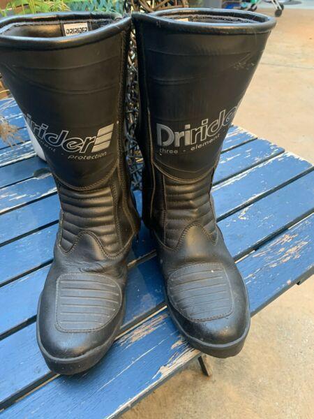 Dririder motorcycle boots size Euro 41