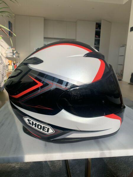 Shoei XR1100, clear visor, dark visor, scala rider G9 size L